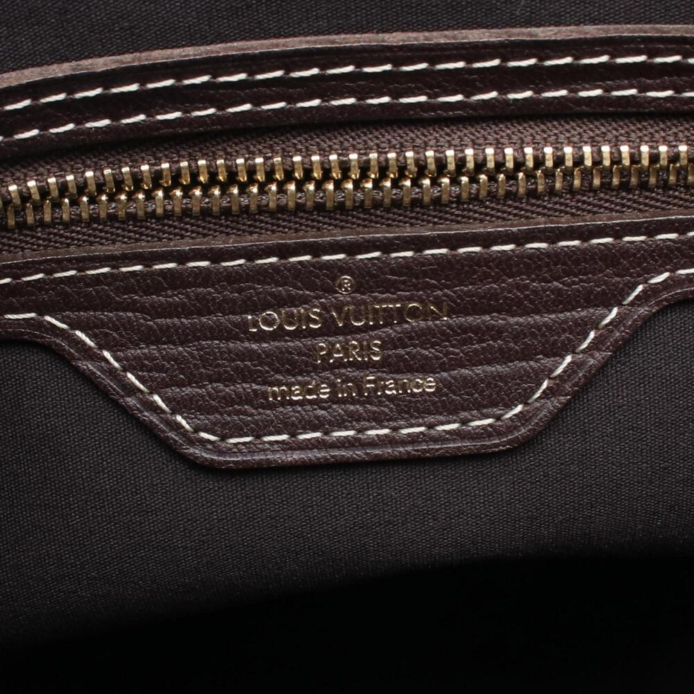 LOUIS VUITTON Brown Monogram Leather Tote Bag - Picture 4 of 8